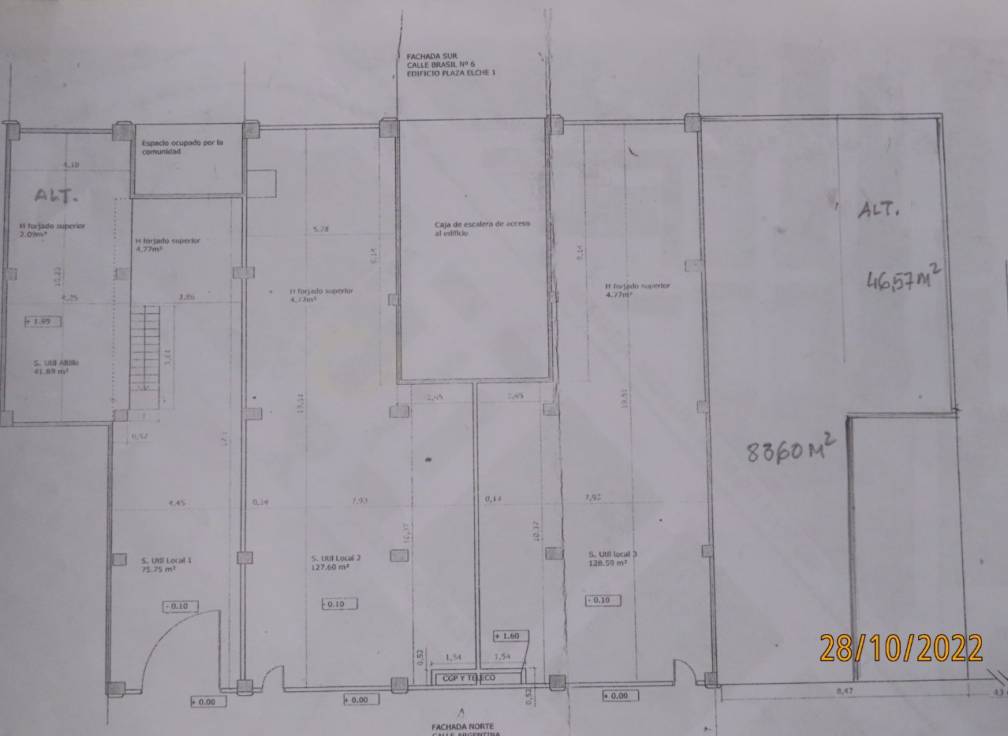 Obra nueva - Local comercial - Elche - Corte Ingles