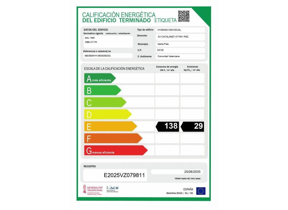 Revente - Appartement - Santa Pola - Calas de Santa Pola este