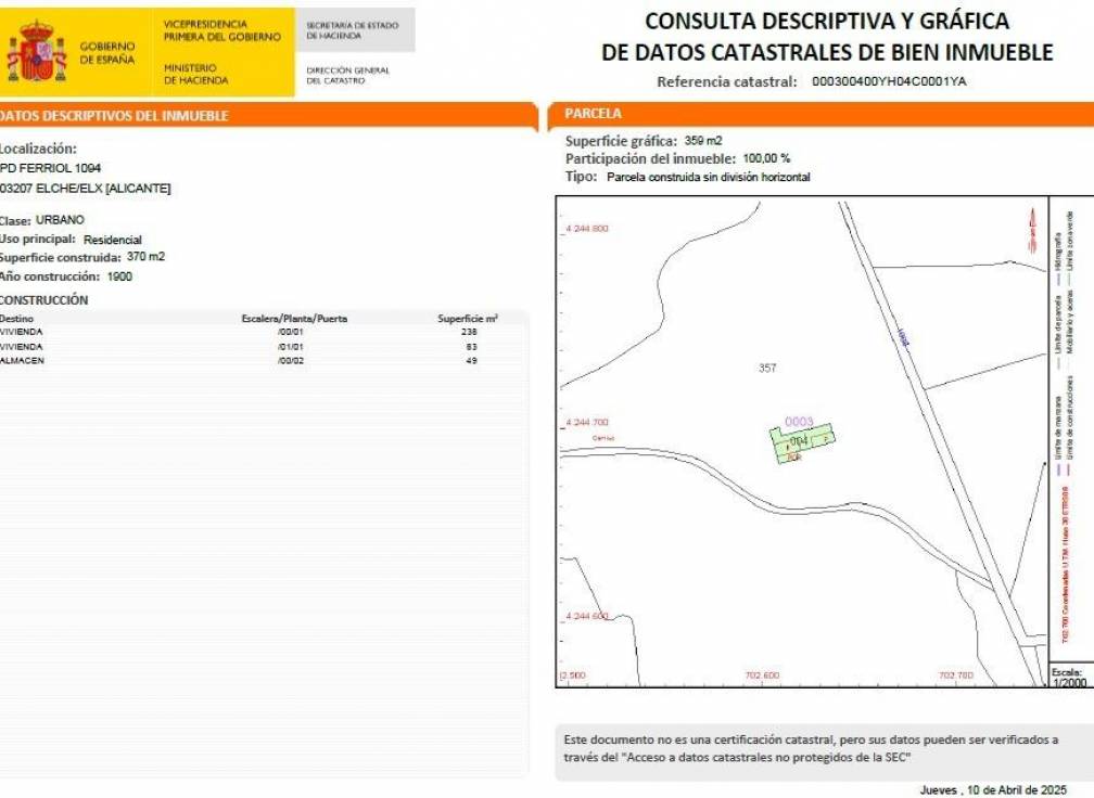 Revente - Villa - Elche - La Galia-Bonavista